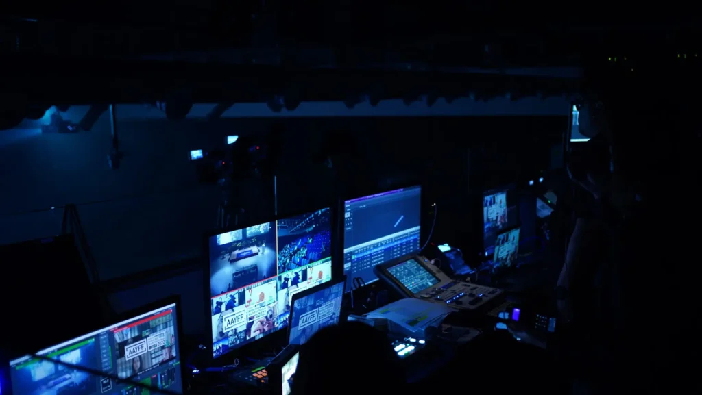 Professional AV & LED Rental and Show production. Control room